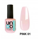 Sculpting Gel Easy Build Up Uno Pink 01, gel modelant roz laptos, 15 ml Sculpting Gel Easy Build Up Uno Pink 01, gel modelant roz laptos, 15 ml